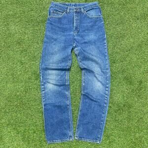 Vintage wash 90s Lee straight leg blue jeans